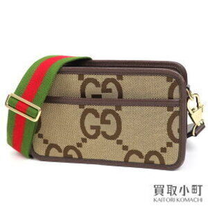 Gucci Jumbo GG Bag Camel Canvas
